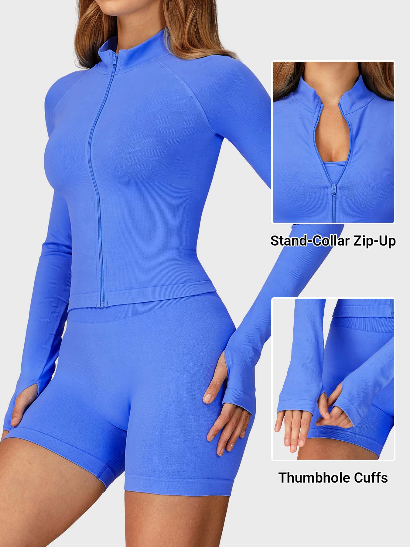 Vorti Alina Seamless Zip Up Jacket