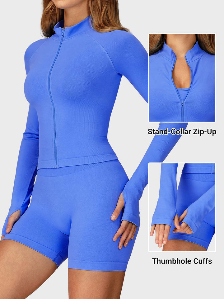 Vorti Alina Seamless Zip Up Jacket