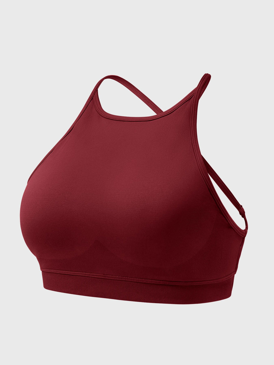Vorti Acuffny High Neck Backless Sports Bra