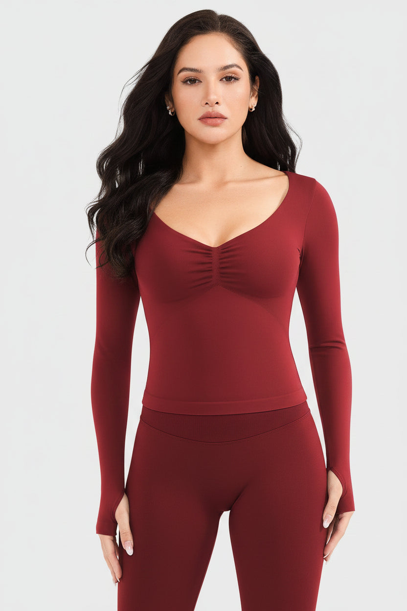 Vorti Agniee Seamless Long Sleeve Top