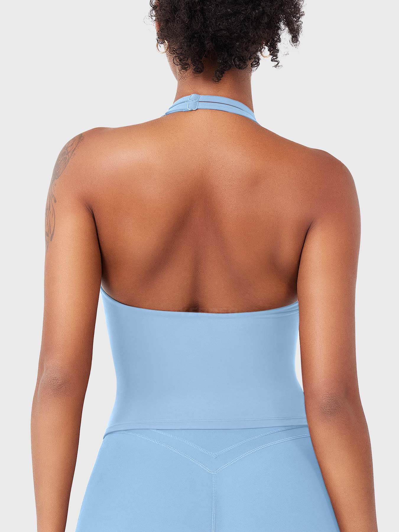 Vorti Elevine V Neck Halter Tank
