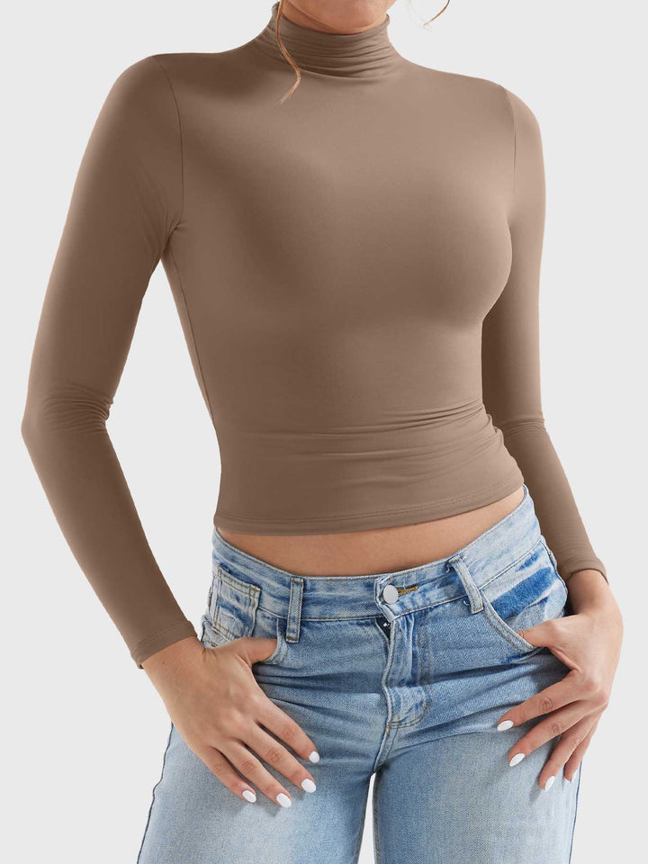 Vorti Sariah Turtle Neck Long Sleeves Shirts