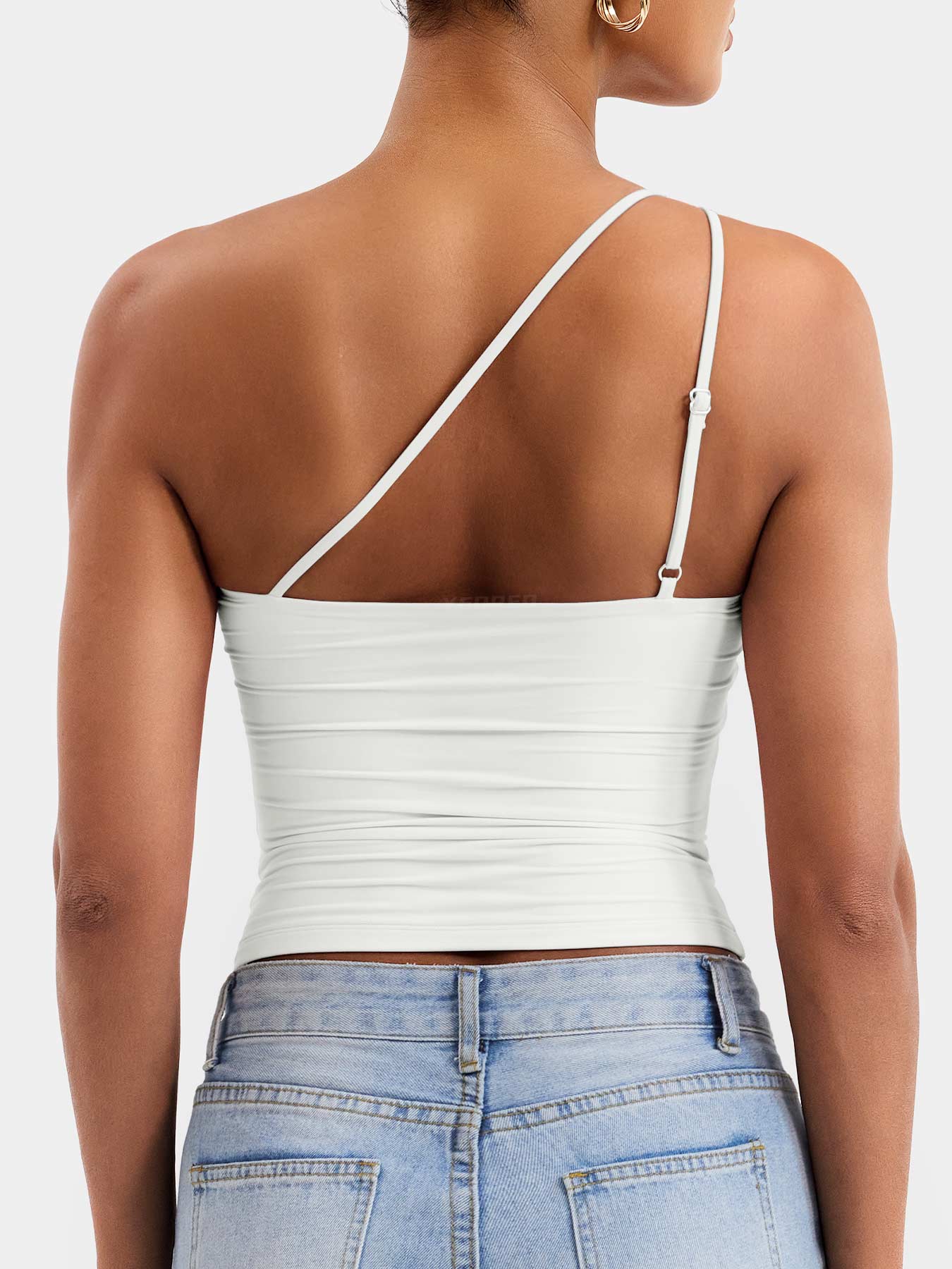 Vorti Fanciy One Shoulder Tank Top