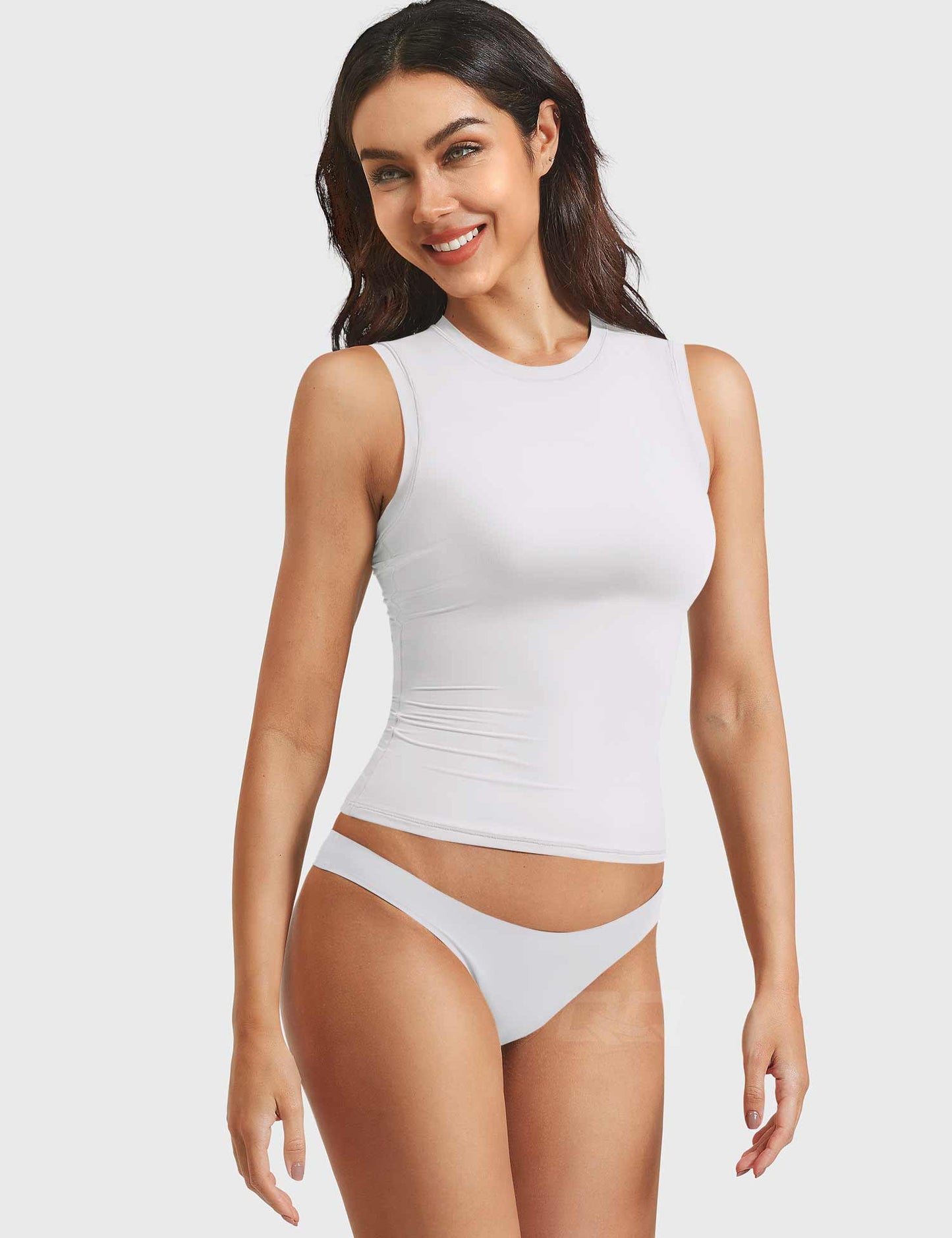 Vorti Sweeney Mock Neck Tank