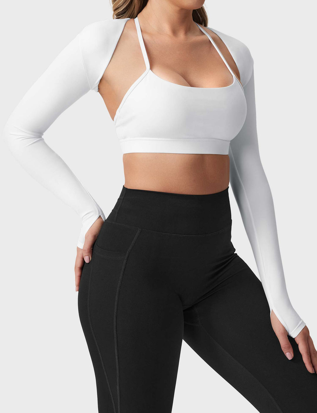 Vorti Mini Long Sleeve Bolero Shrug
