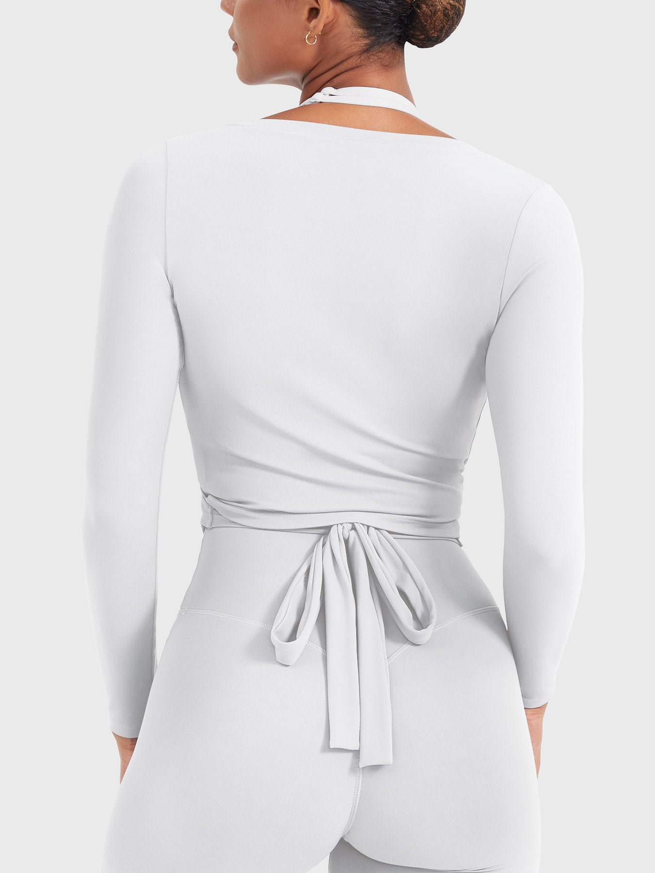 Vorti Michelie Long Sleeve Ballet Wrap Top