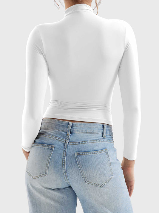 Vorti Sariah Turtle Neck Long Sleeves Shirts