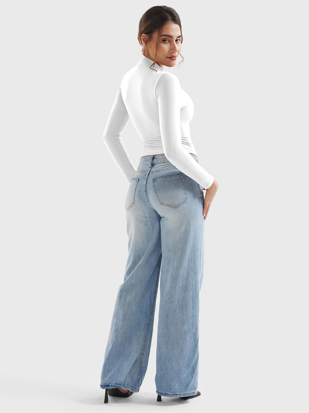 Vorti Sariah Turtle Neck Long Sleeves Shirts