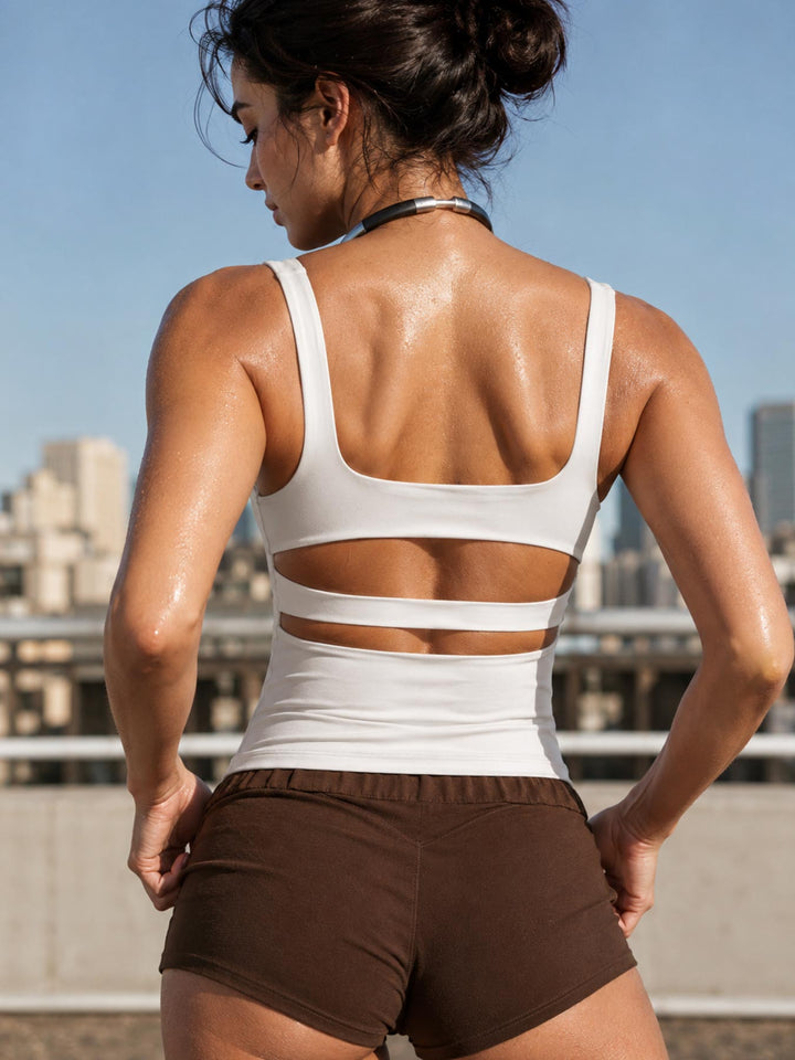 Vorti Mittyle Open Back Longline Tank