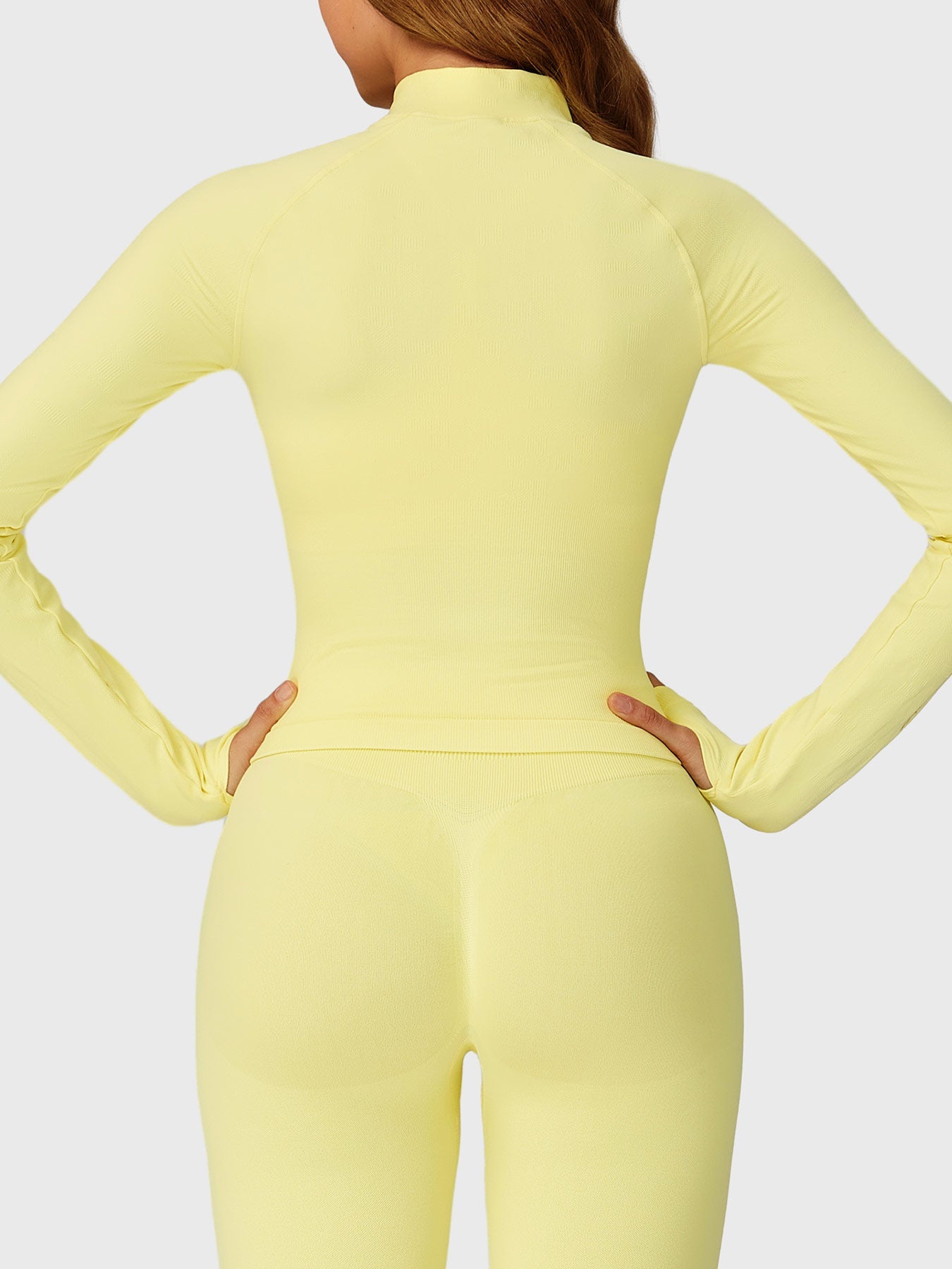 VORTI Alina Seamless Zip Up Jacket Tops - Vorti