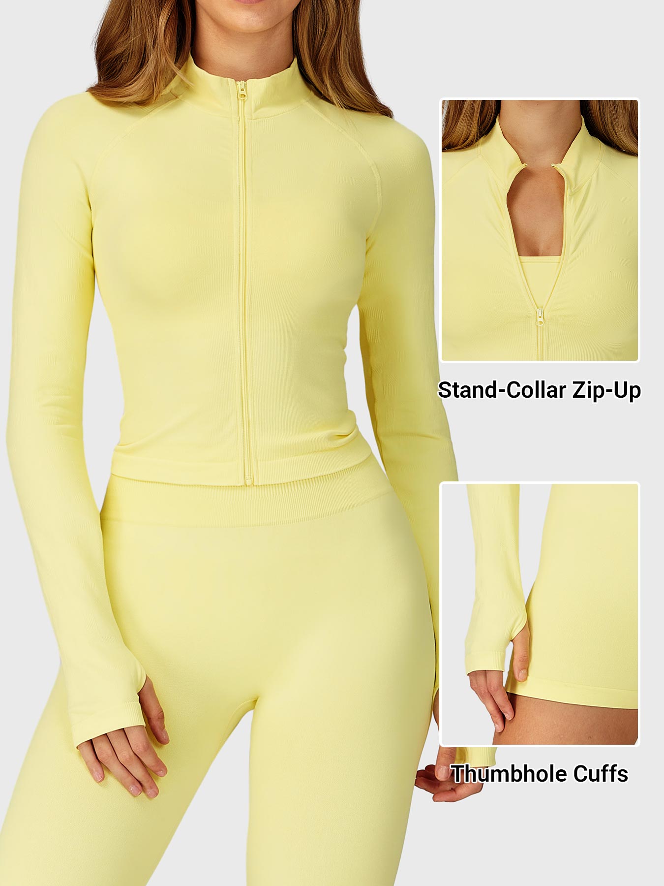 Vorti Alina Seamless Zip Up Jacket