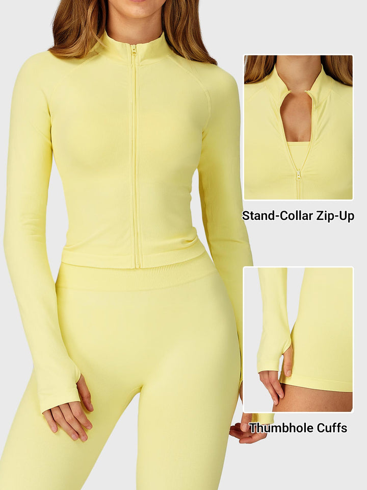 Vorti Alina Seamless Zip Up Jacket