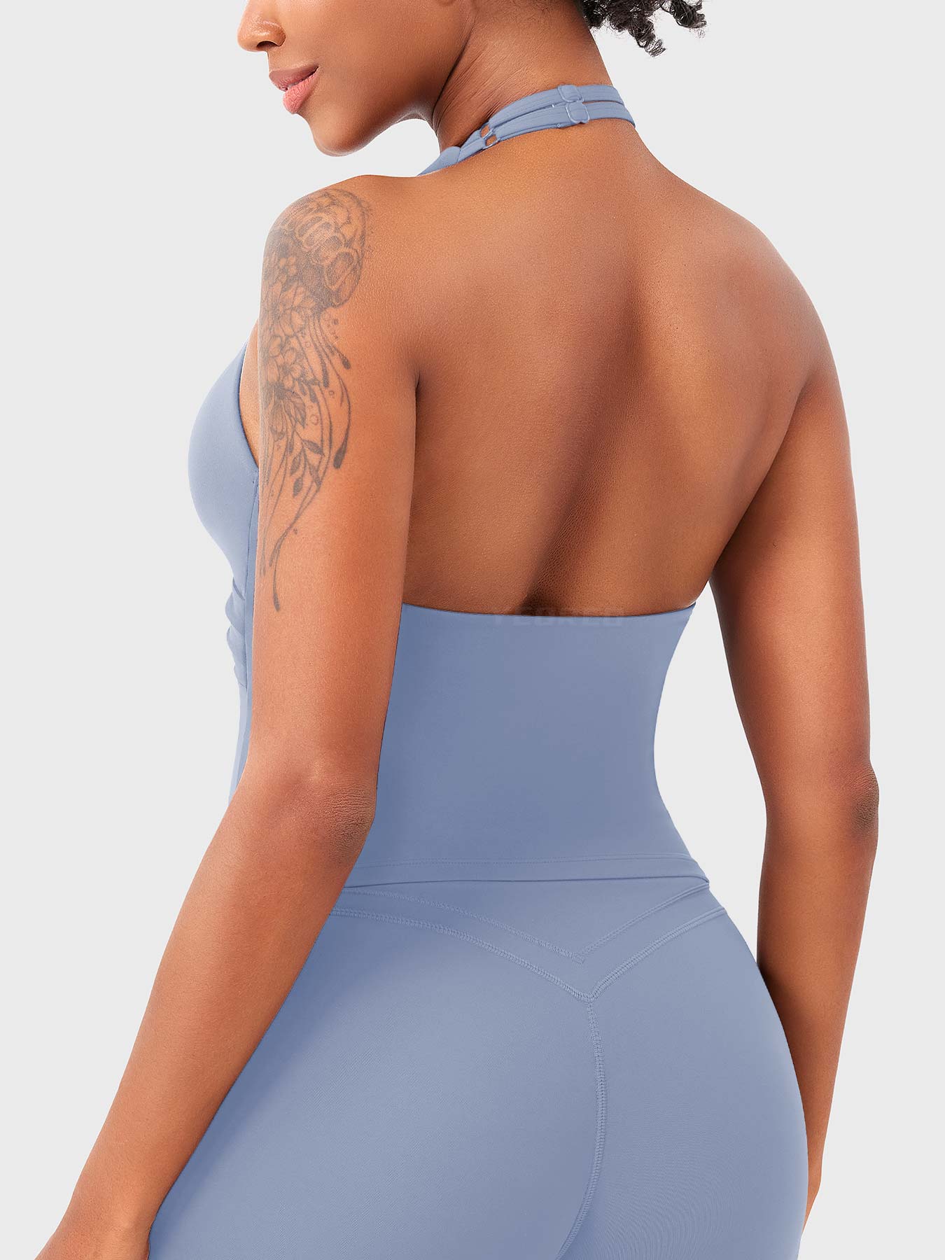 Vorti Elevine V Neck Halter Tank