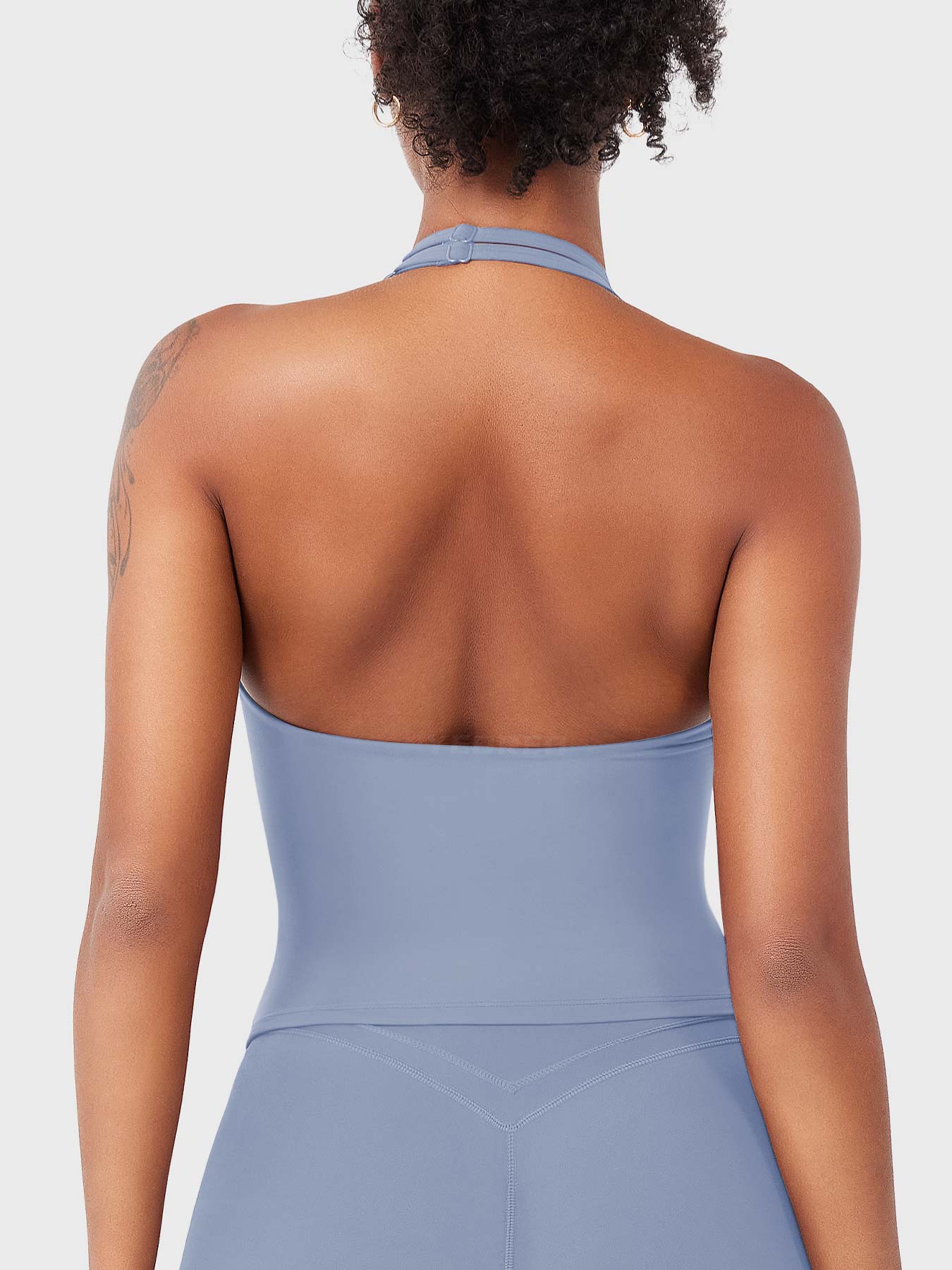 Vorti Elevine V Neck Halter Tank