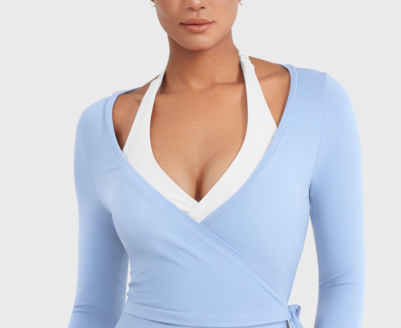 Vorti Michelie Long Sleeve Ballet Wrap Top