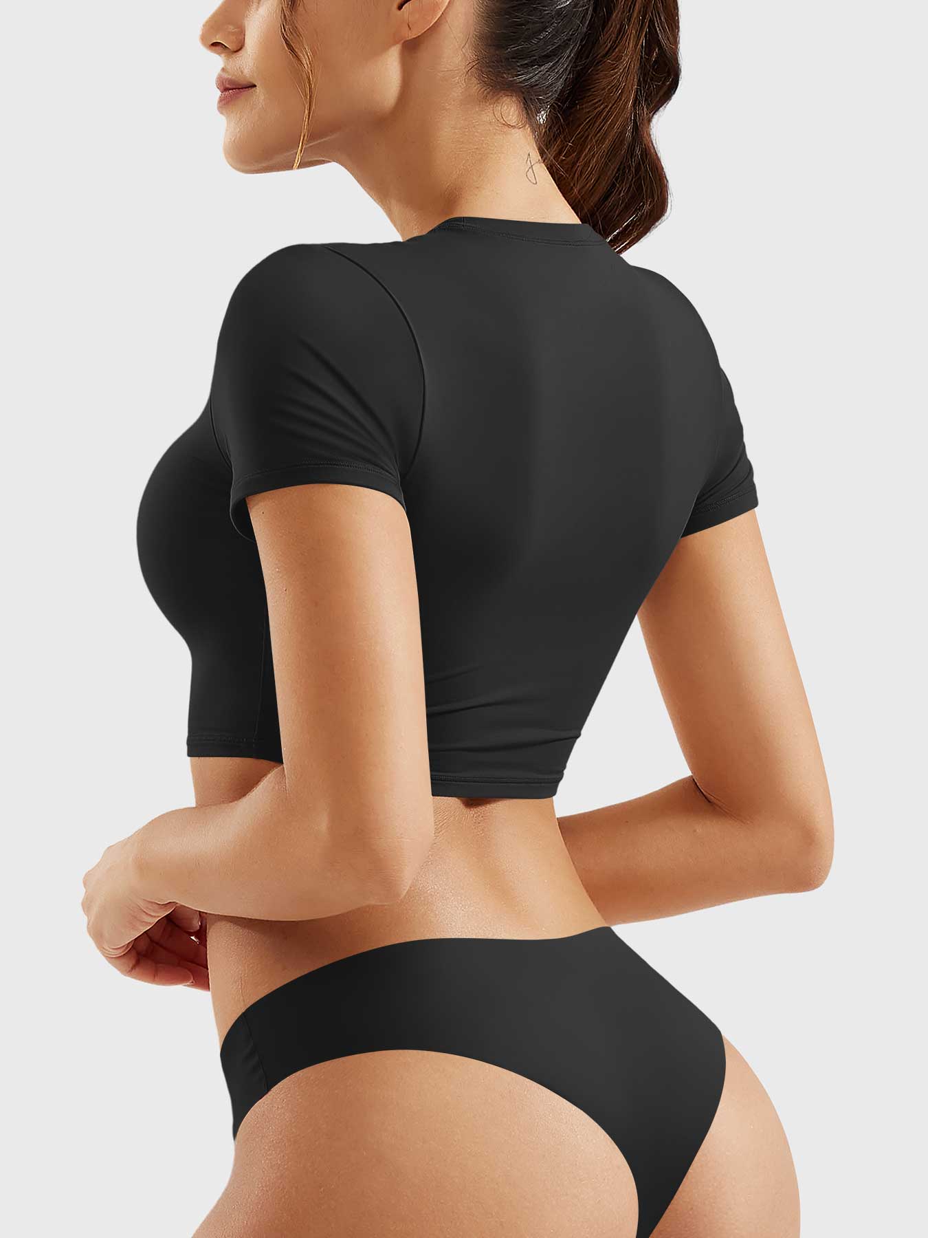 Vorti Colin Short Sleeves Crop Top