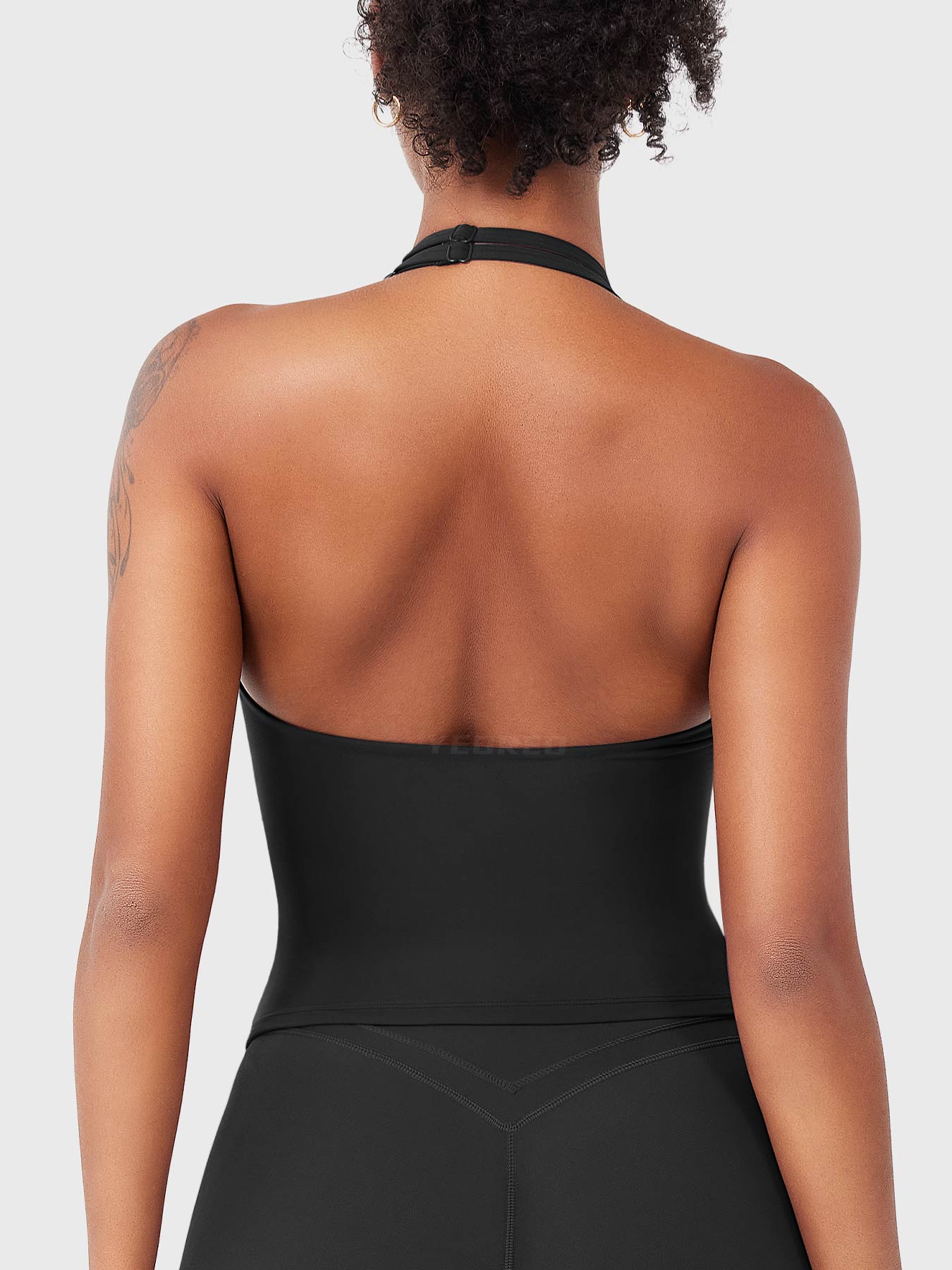 Vorti Elevine V Neck Halter Tank