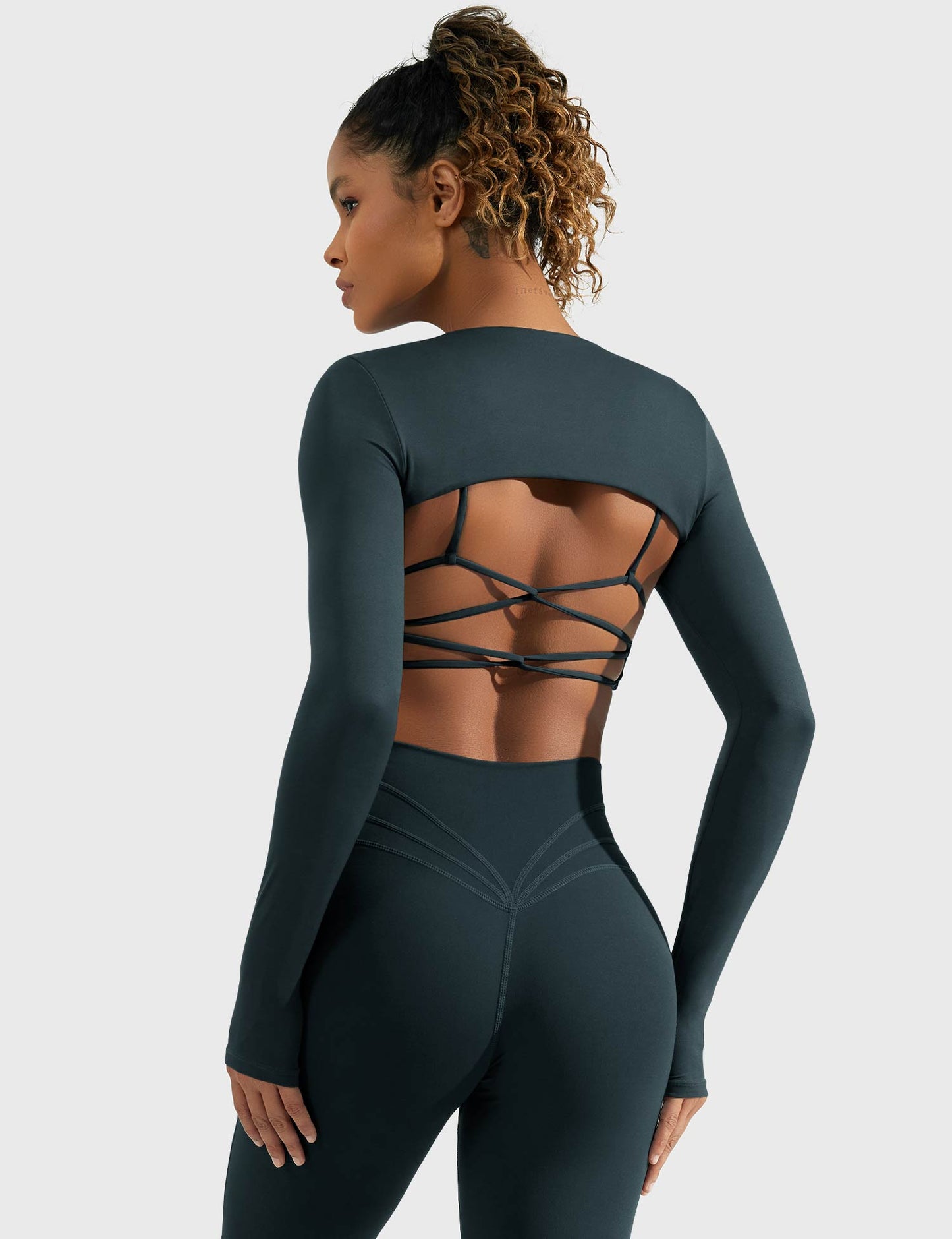 Vorti Crissy Long Sleeve Bolero Shrug