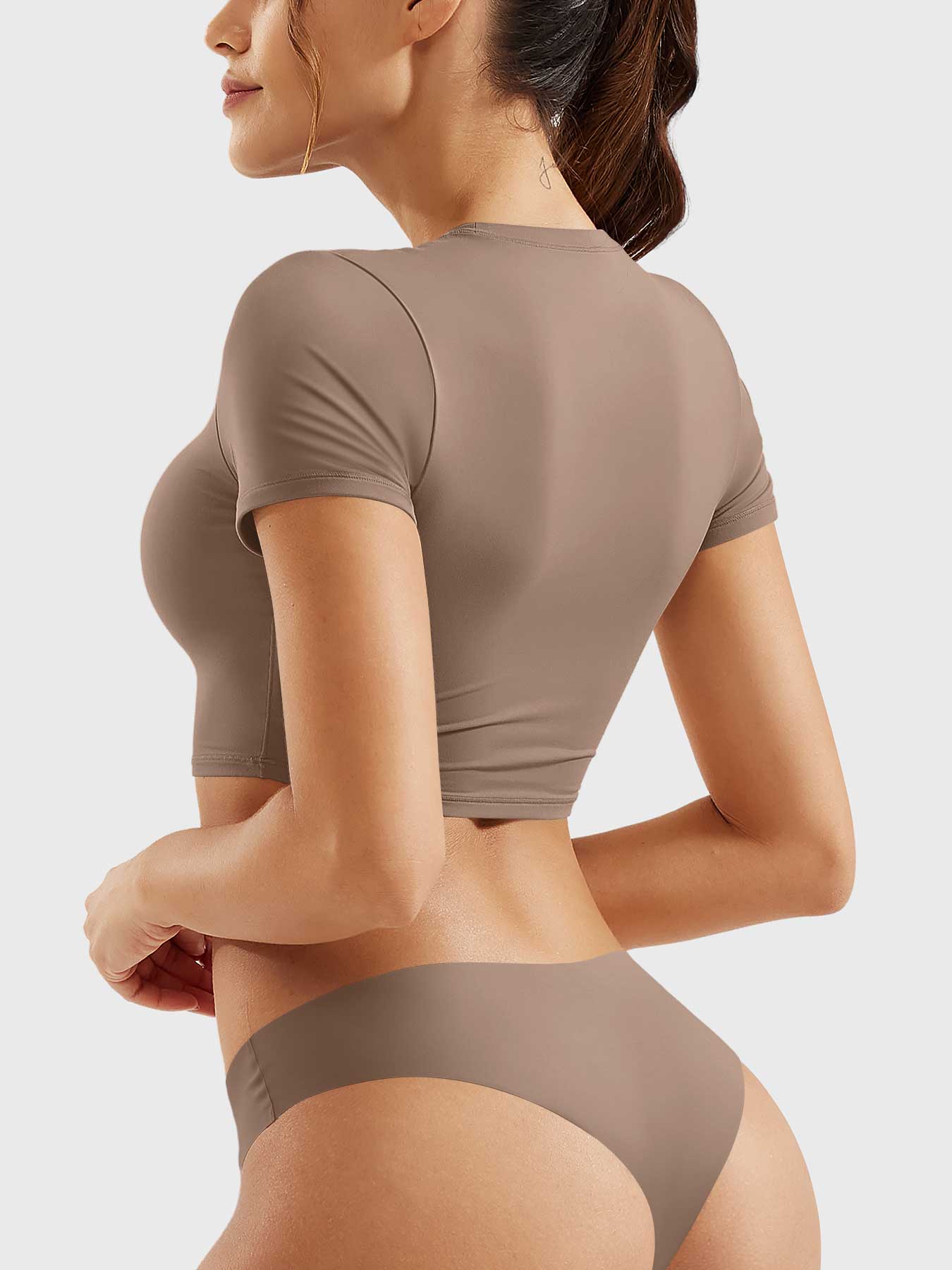 Vorti Colin Short Sleeves Crop Top