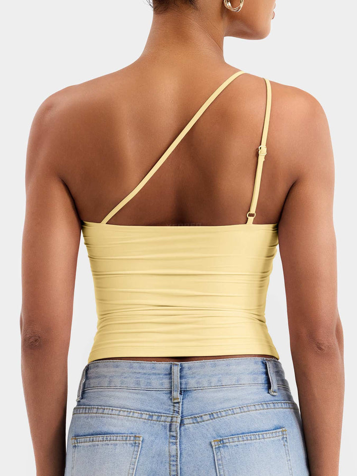 Vorti Fanciy One Shoulder Tank Top