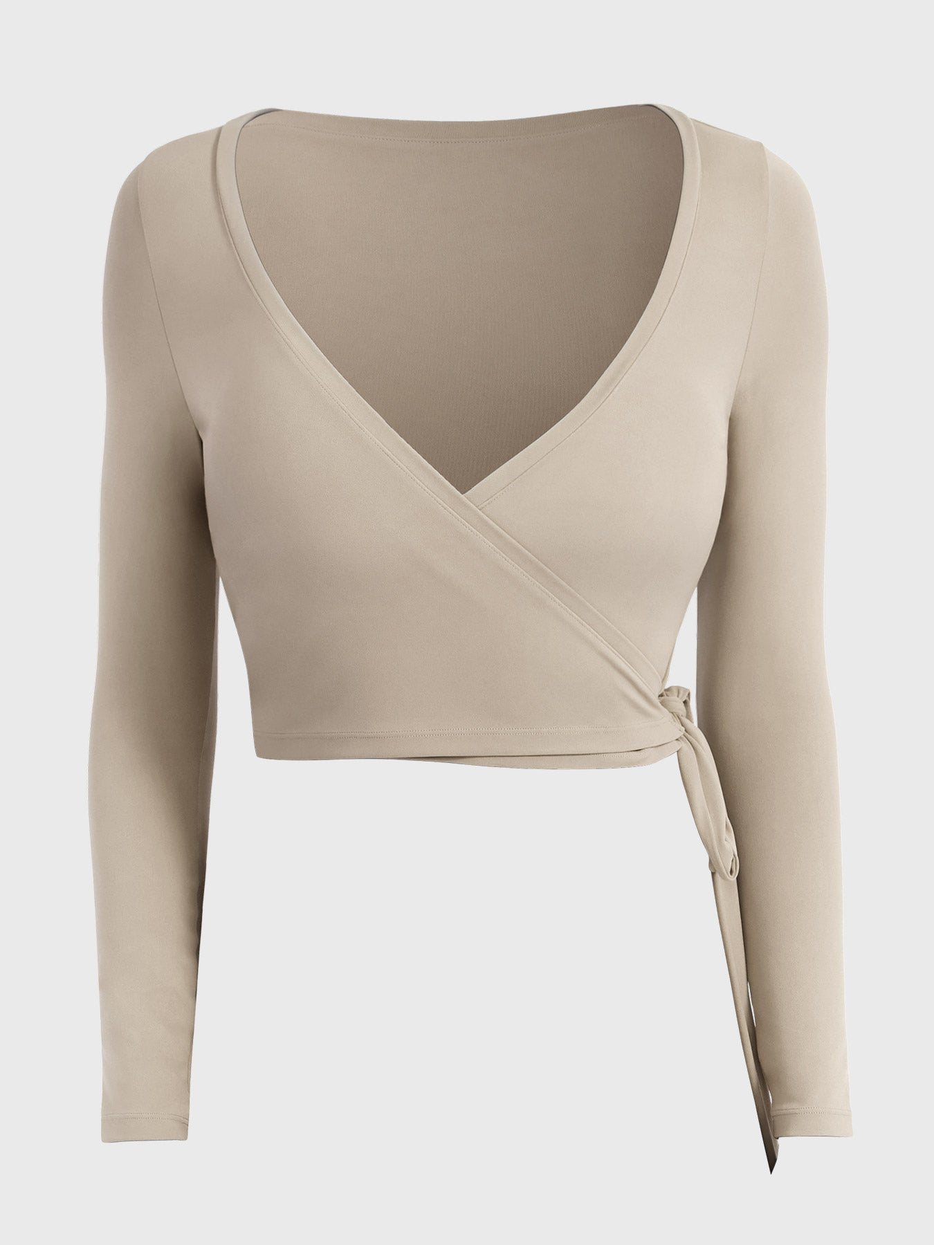 Vorti Michelie Long Sleeve Ballet Wrap Top