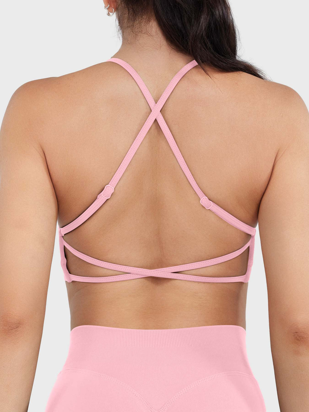 Vorti Acuffny High Neck Backless Sports Bra
