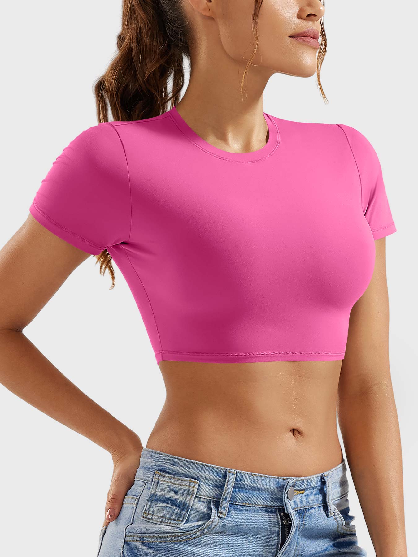Vorti Colin Short Sleeves Crop Top