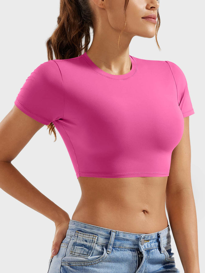 Vorti Colin Short Sleeves Crop Top