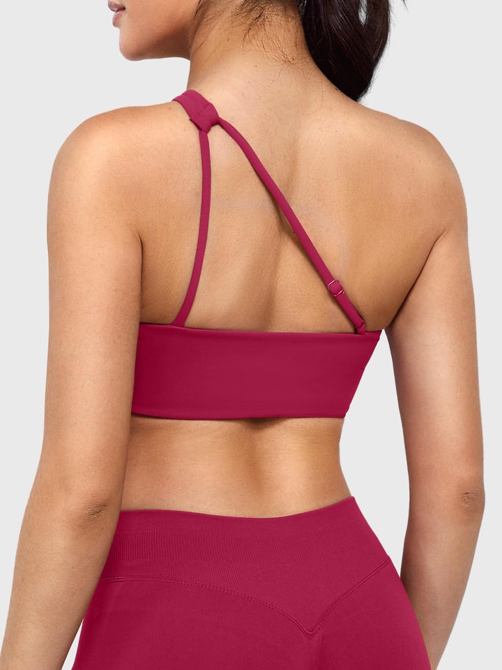 Vorti Claranie One Shoulder Sports Bra