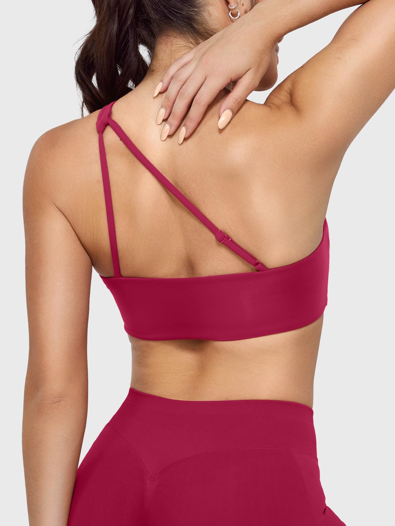 Vorti Claranie One Shoulder Sports Bra