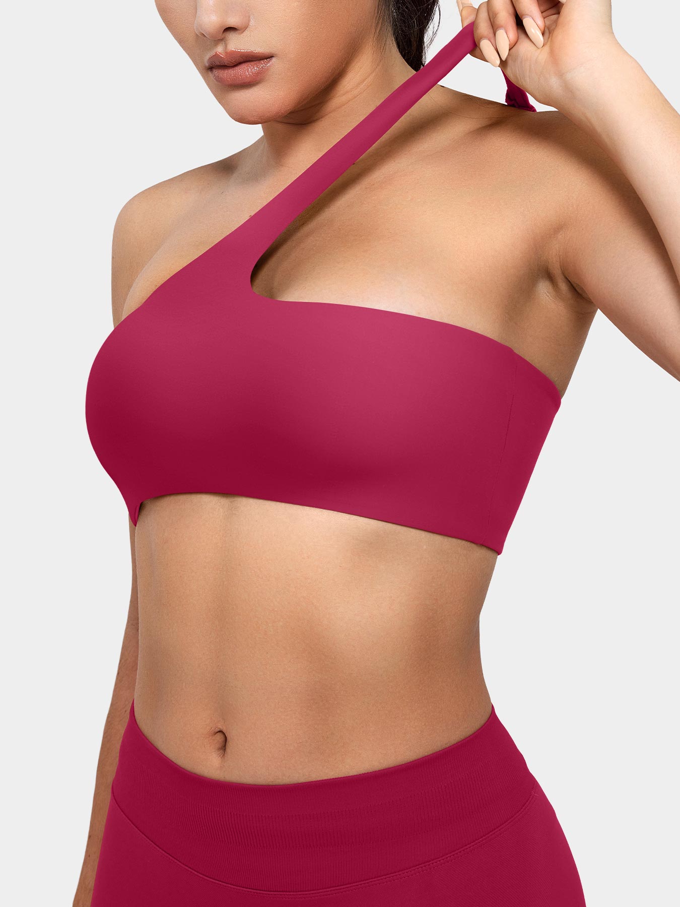 Vorti Claranie One Shoulder Sports Bra