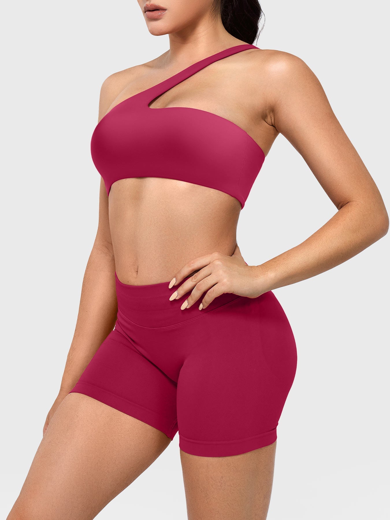 Vorti Claranie One Shoulder Sports Bra