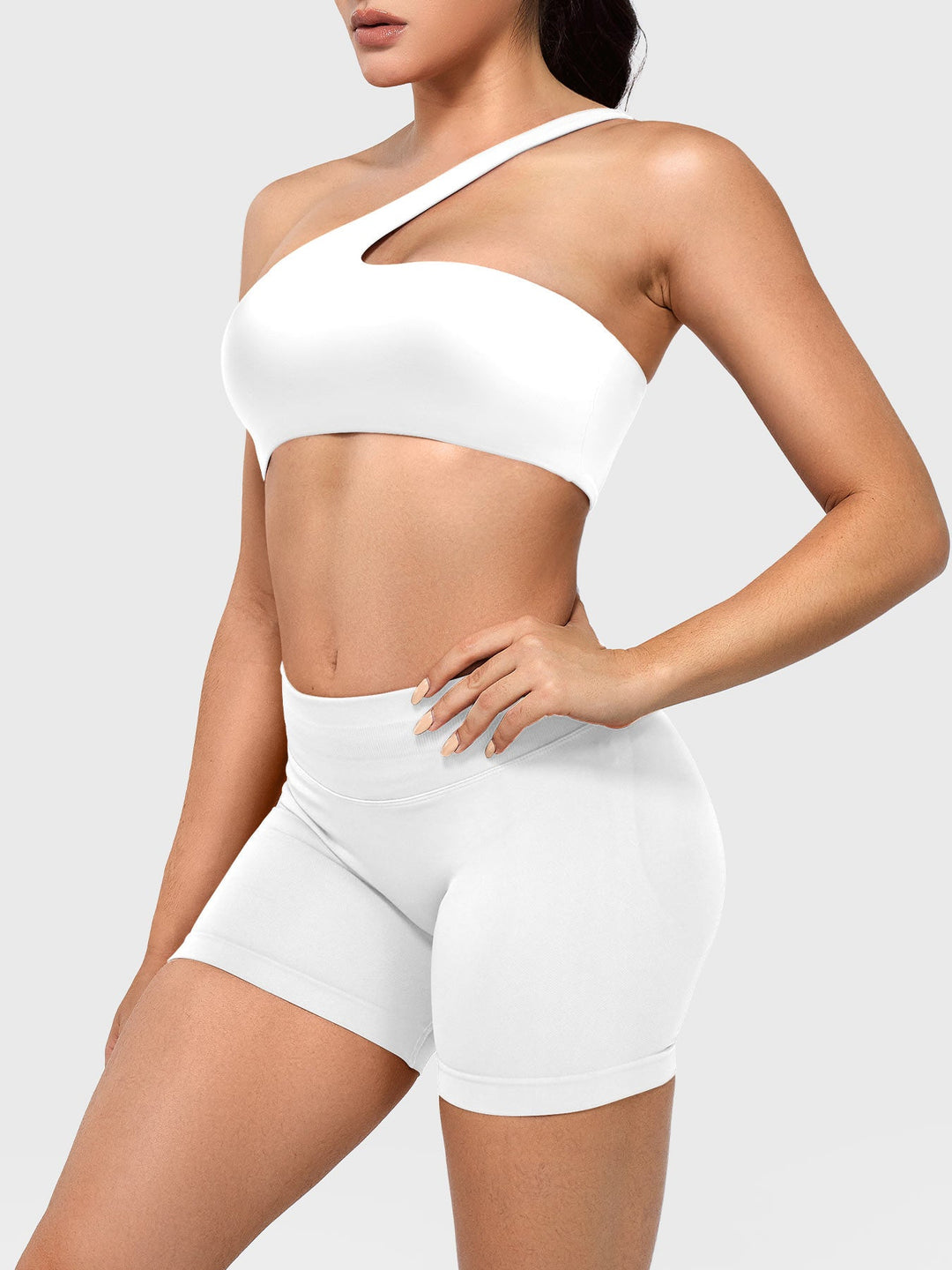 Vorti Claranie One Shoulder Sports Bra