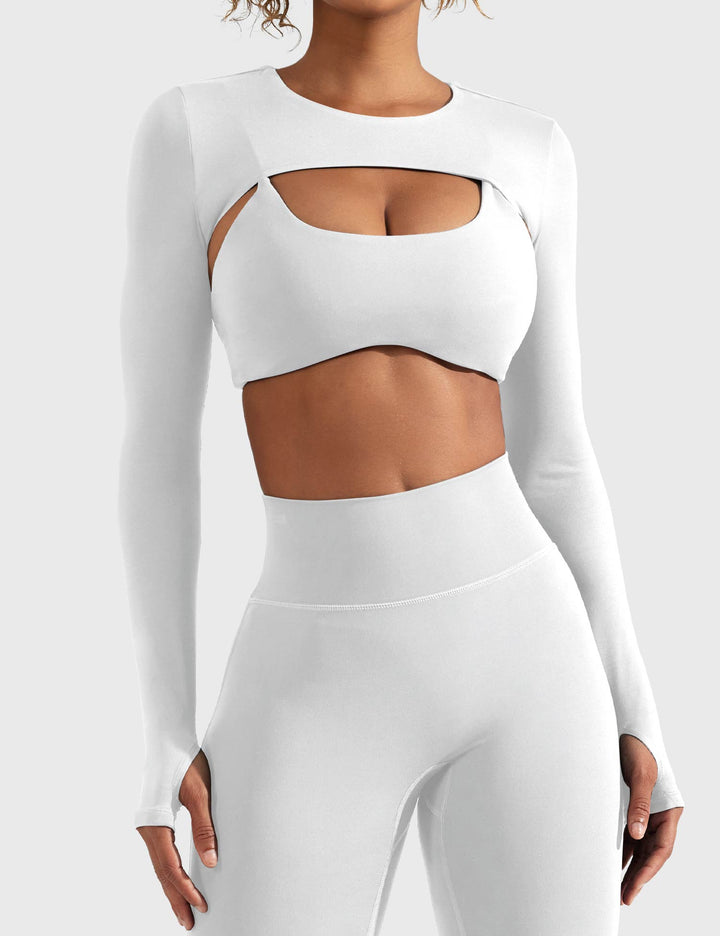 Vorti Crissy Long Sleeve Bolero Shrug