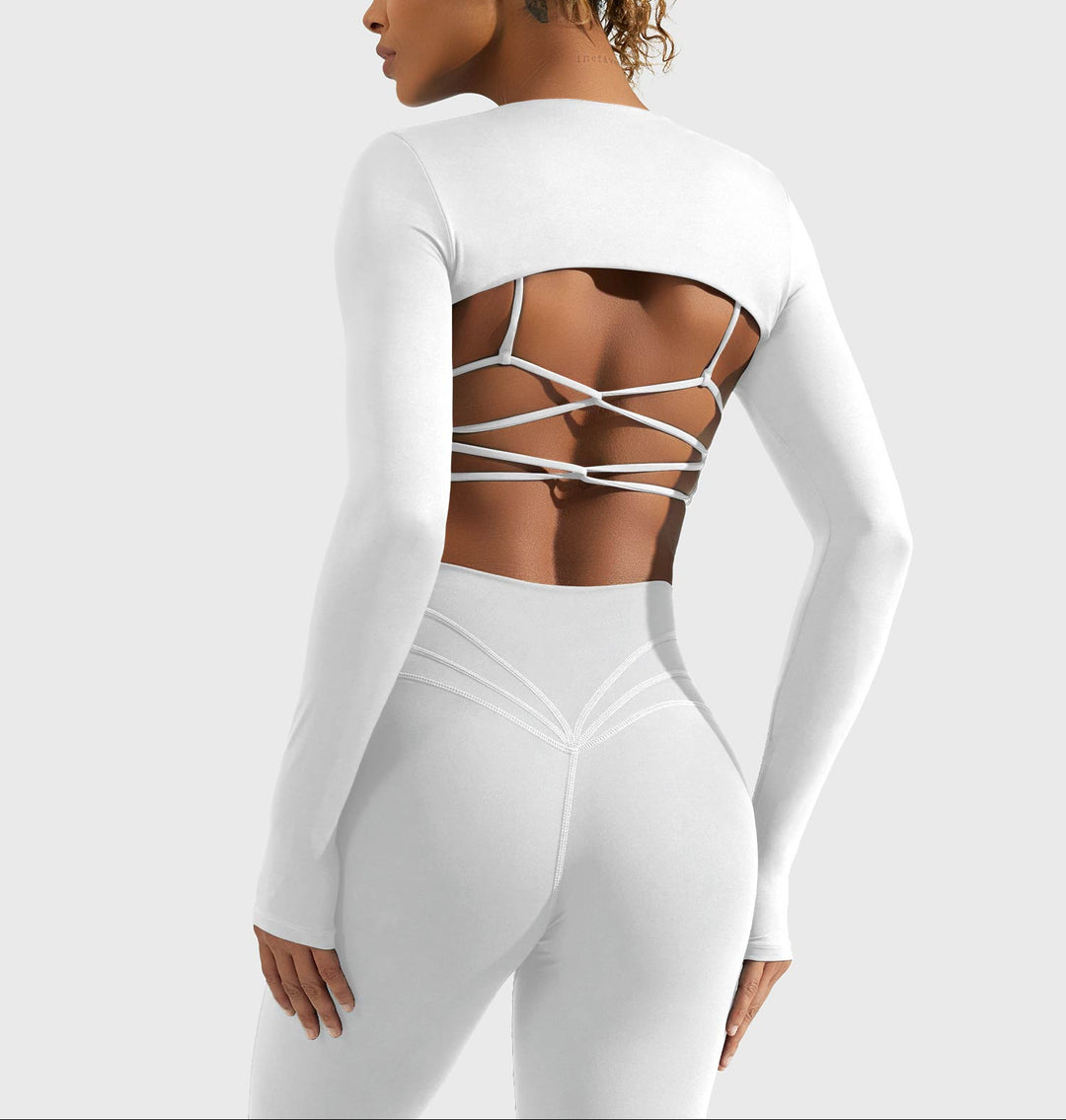 Vorti Crissy Long Sleeve Bolero Shrug