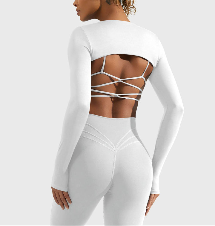 Vorti Crissy Long Sleeve Bolero Shrug