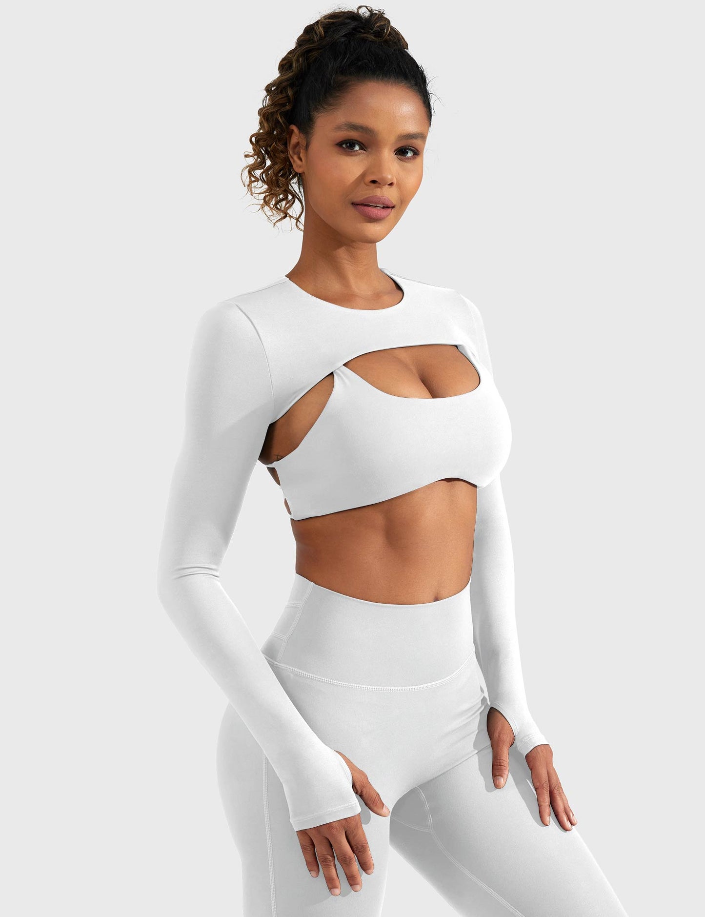Vorti Crissy Long Sleeve Bolero Shrug