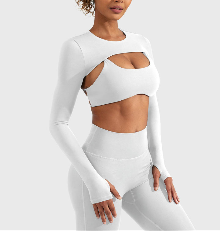 Vorti Crissy Long Sleeve Bolero Shrug