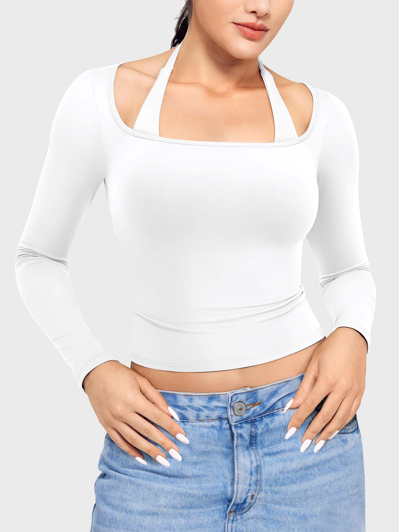 Vorti Arleney Square Neck Long Sleeve