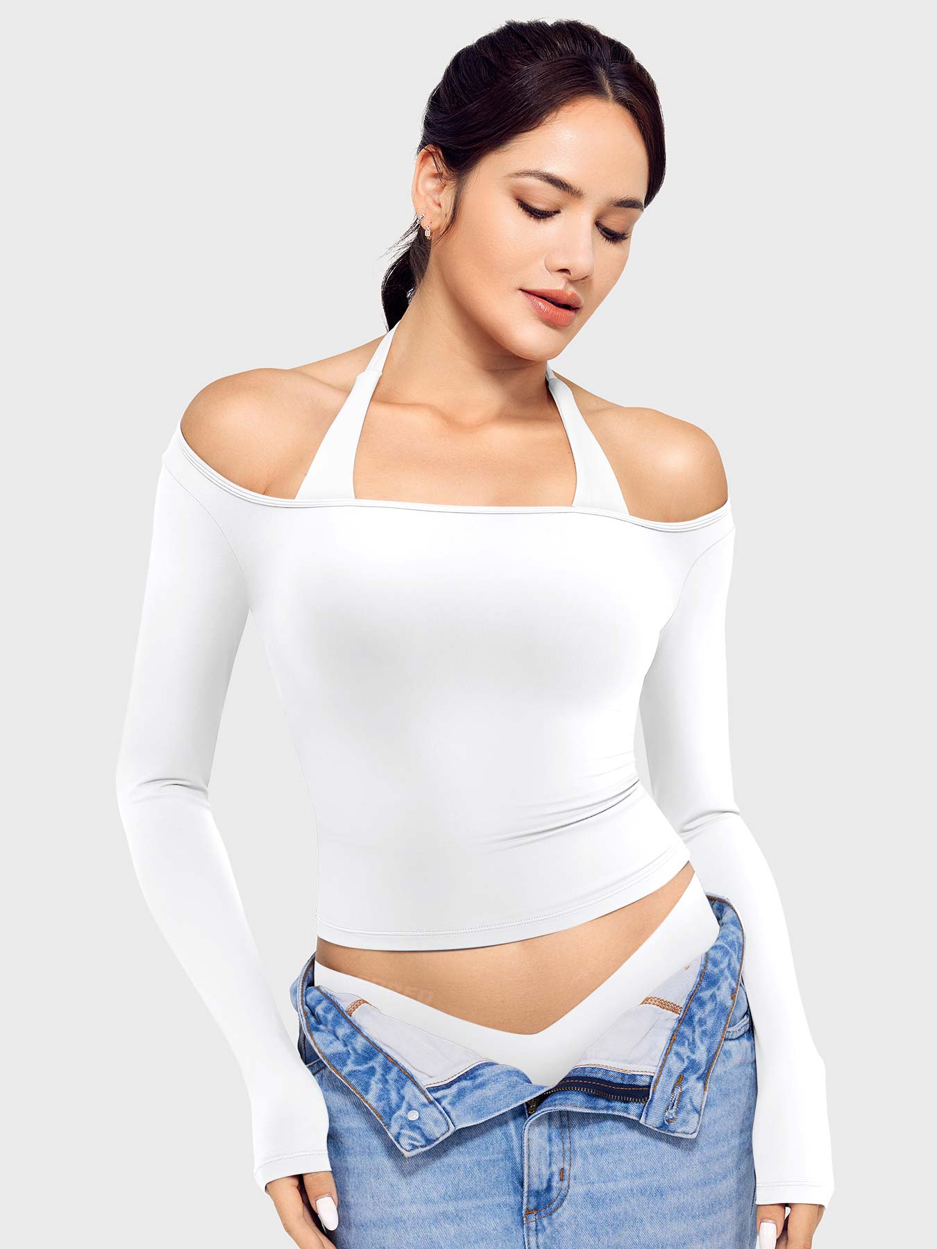 Vorti Arleney Square Neck Long Sleeve